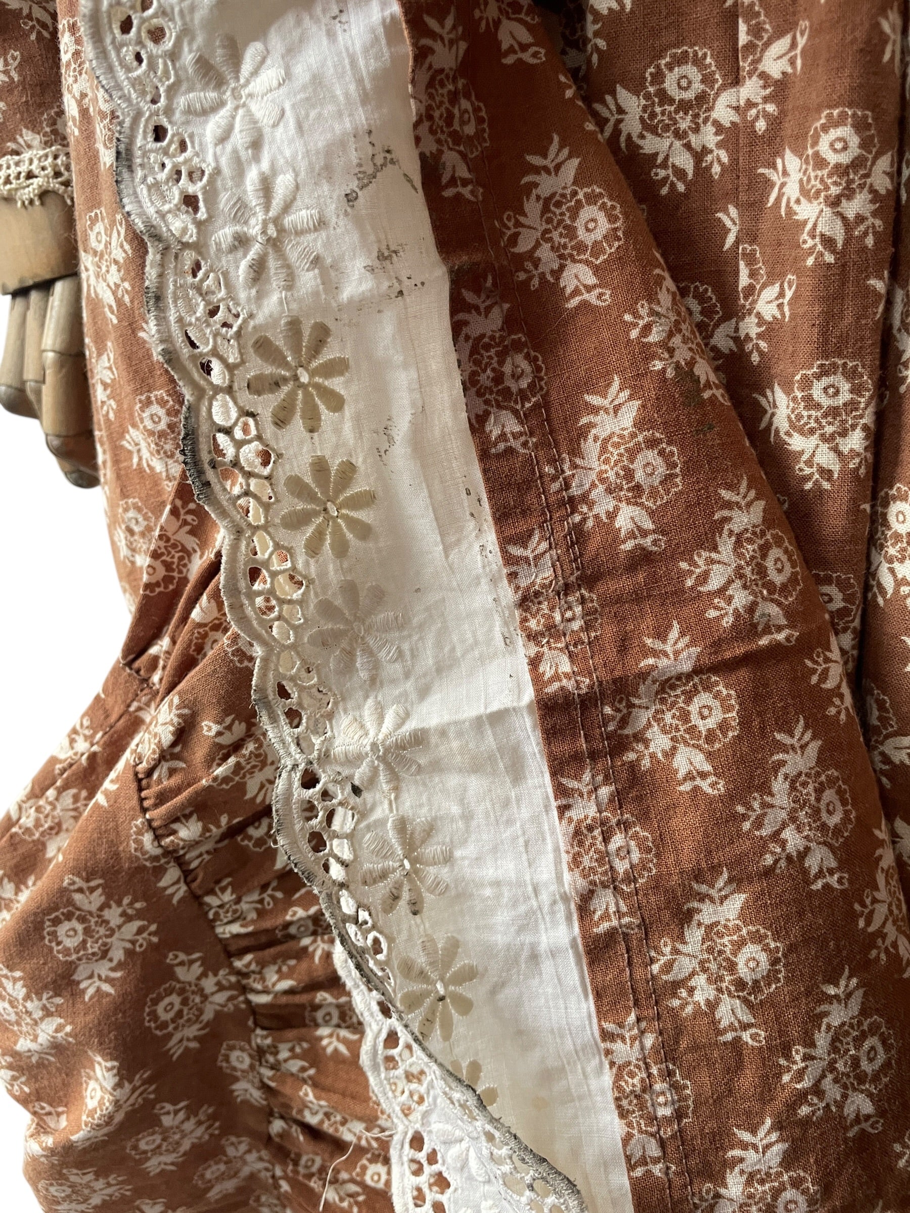 1970’s Vintage Laura Ashley cotton prairie style maxi dress