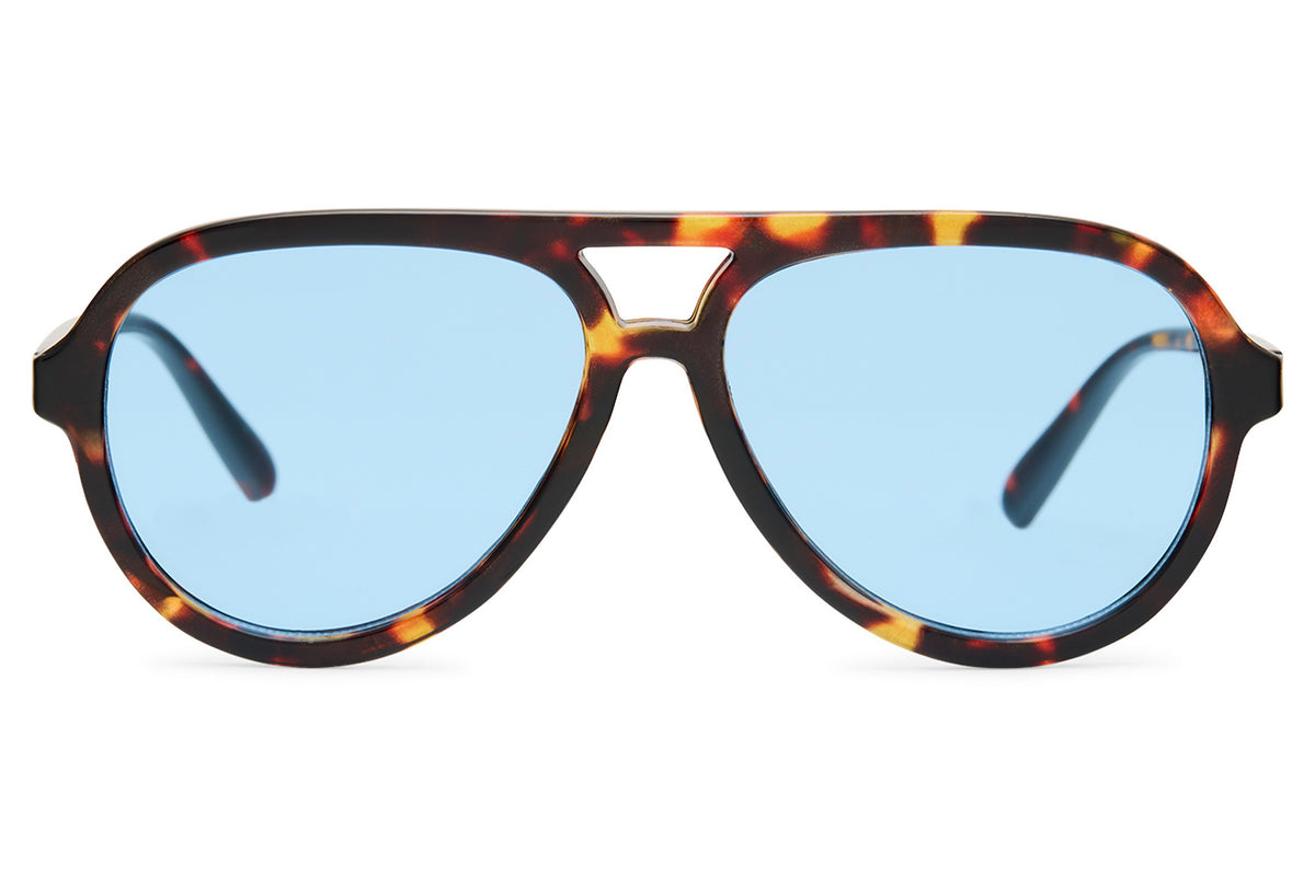 Aviator - Light Blue & Tortoise - NOMA Sunglasses – Vintage  display picture 2